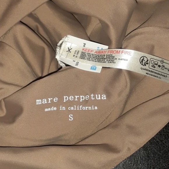 Mare Perpetua Twist One-Piece Swimsuit Colour: Coco Size: Small - Picture 4 of 7